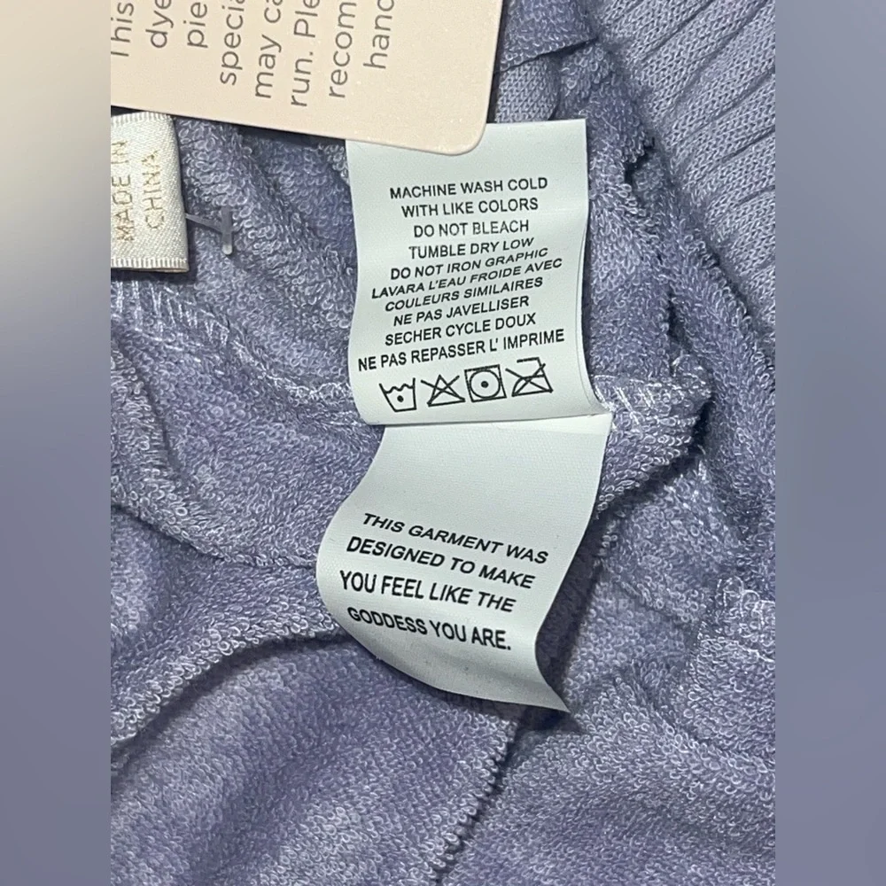 Spiritual Gangster Perfect Vintage Sweatpants, Purple w Multicolor Stripes Small - Picture 11 of 13